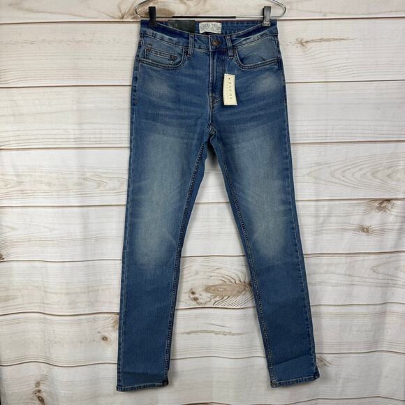 Jachs New York Light Wash Mid Rise Straight Leg Jeans Size 29x34 - Picture 1 of 8